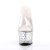 Pleaser Pantolette STARDUST-701 Transparent Silber EU-38 / US-8