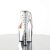 Pleaser Pantolette STARDUST-701 Transparent Silber Chrom EU-35 / US-5