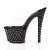 Pleaser Pantolette STARDUST-702 Transparent Schwarz EU-35 / US-5