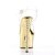 Pleaser Sandalette STARDUST-708 Transparent Gold Chrom EU-35 / US-5