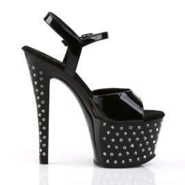 Pleaser Sandalette STARDUST-709 Schwarz EU-35 / US-5