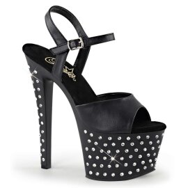 Pleaser Sandalette STARDUST-709 Schwarz EU-35 / US-5