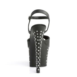 Pleaser Sandalette STARDUST-709 Schwarz EU-35 / US-5
