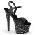 Pleaser Sandalette STARDUST-709 Schwarz EU-35 / US-5