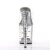 Pleaser Pantolette STARDUST-802 Transparent Silber EU-37 / US-7
