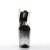Pleaser Sandalette STARDUST-808T Transparent Schwarz EU-37 / US-7