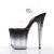 Pleaser Sandalette STARDUST-808T Transparent Schwarz EU-37 / US-7