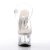 Pleaser Sandalette TREASURE-708 Transparent Silber EU-37 / US-7