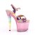 Pleaser Sandalette UNICORN-711T Pink schimmernd Bunt EU-35 / US-5