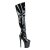 Pleaser Overknee Stiefel XTREME-3010 Schwarz EU-37 / US-7