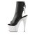 Pleaser Stiefelette BEJEWELED-1018DM-7 Schwarz Silber Multi Glitter EU-41 / US-11