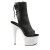 Pleaser Stiefelette BEJEWELED-1018DM-7 Schwarz Silber Multi Glitter EU-41 / US-11