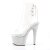 Pleaser Stiefelette BEJEWELED-1018DM-7 Transparent Silber Strass EU-35 / US-5