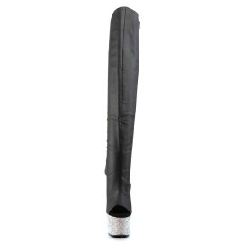 Pleaser Overknee Stiefel BEJEWELED-3019DM-7 Schwarz...