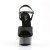 Pleaser Sandalette DELIGHT-609-5G Schwarz Glitter EU-35 / US-5