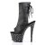 Pleaser Stiefelette STARDANCE-1018-7 Schwarz Silber Multi Glitter EU-35 / US-5