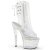 Pleaser Stiefelette STARDANCE-1018C-7 Transparent Silber Strass EU-39 / US-9