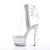 Pleaser Stiefelette STARDANCE-1018C-7 Transparent Silber Strass EU-39 / US-9
