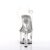 Pleaser Sandalette TIPJAR-708-5 Transparent Silber EU-35 / US-5