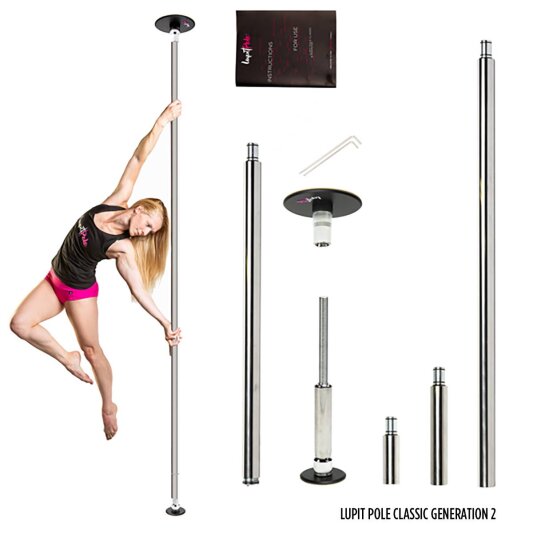 Lupit Pole Classic G2 Chrom 42 mm 2,30 m - 3,30 m