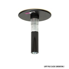 Lupit Pole Classic G2 45 mm Pulverbeschichtet Schwarz 2,30 m - 2,80 m