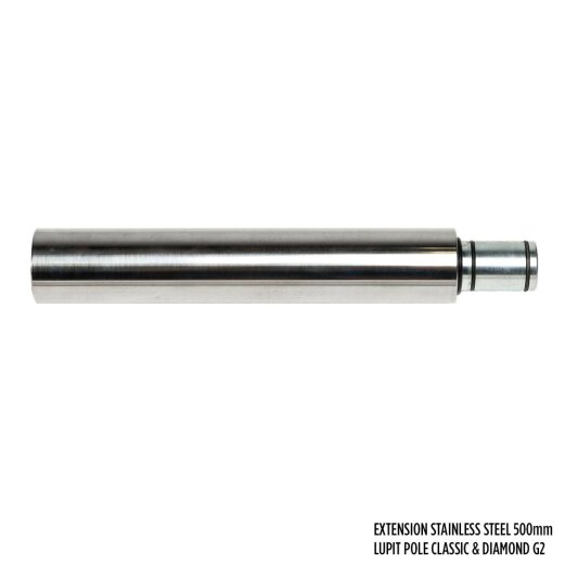 Lupit Pole G2 Extension Edelstahl 500 mm