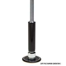 Lupit Pole Diamond G2 45 mm Pulverbeschichtet Schwarz 2,30 m - 2,80 m