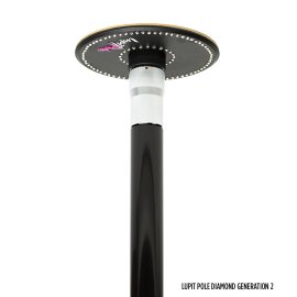 Lupit Pole Diamond G2 45 mm Pulverbeschichtet Schwarz...