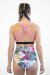 Pole Addict High Waist Shorts Tropical Flower XL