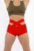 i-Style Shorts Criss Cross Colors S Red