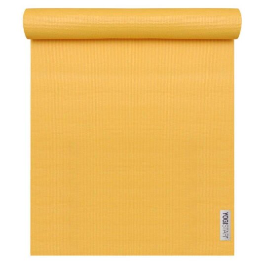 Yogamatte Basic Gelb (183 cm x 61 cm x 4 mm)