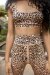 Lunalae Top Ava Brown Leopard M