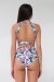 Pole Addict Open Back Top Aloha XS