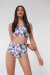 Pole Addict Open Back Top Aloha M
