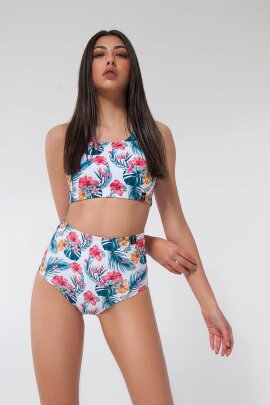 Pole Addict High Waist Shorts Aloha L