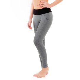 Dragonfly Leggings Adriana XS Grau-Meliert / Schwarz