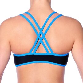 Dragonfly Top Xenia XS Schwarz / Himmelblau