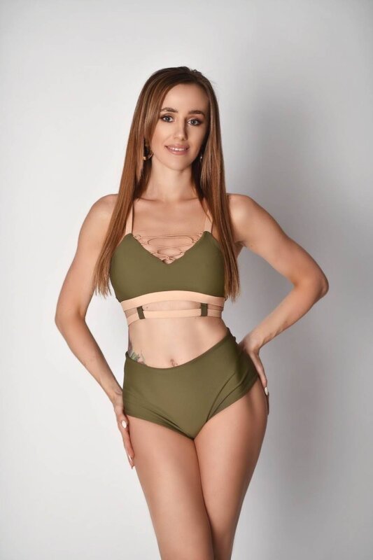 Oksawear Top Cleopatra Olivgrün S