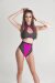 Oksawear Top Roxana Grau/Lila XL