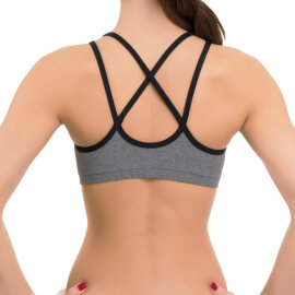 Dragonfly Top Nicole XS Grau-Meliert
