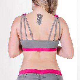 Pole Candy Top Cher S Grau / Pink