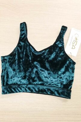 Oksawear Top Palma Samtgrün L