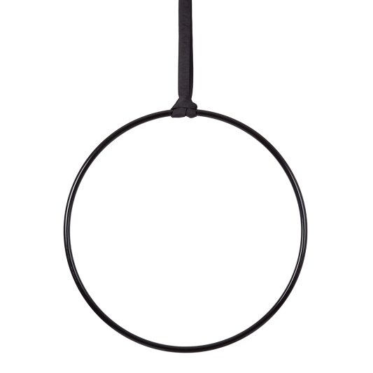 PoleSports Aerial Hoop 0-Punkt Aufhängung Ø 30,0 mm - Schwarz