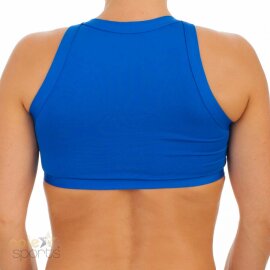 PoleFit Top High Neck Crop XS Blau