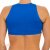 PoleFit Top High Neck Crop XS Blau