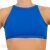 PoleFit Top High Neck Crop XS Blau
