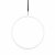PoleSports Aerial Hoop 1-Punkt Aufhängung Ø 30,0 mm - Weiß