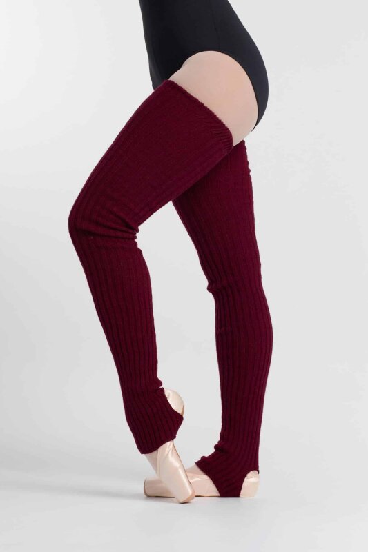 Legwarmer Maxical 70 cm Bordeauxrot