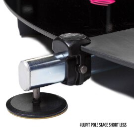 Lupit Pole Stage Pieds courts Chrome 45 mm