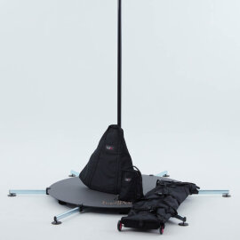 Lupit Pole Stage Short Legs Edelstahl 45 mm mit Transporttaschen ab Deckenhöhe 3,05 m oder höher - Standard